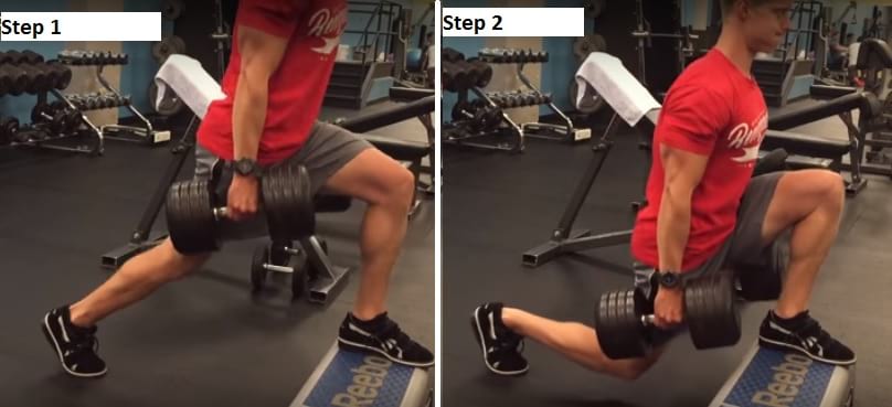 How to do the Front Foot Elevated Split Squat exercise https://get-strong.fit/Front-Foot-Elevated-Split-Squat-Exercise-Guide/Exercises
